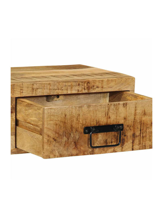 Bedside Tables Made of Solid Brown Wood 2 Pieces 40x30x19cm