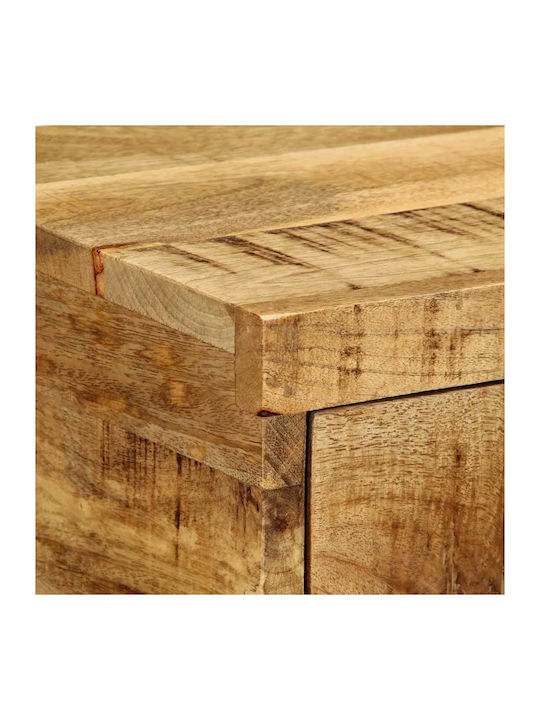 Bedside Tables Made of Solid Brown Wood 2 Pieces 40x30x19cm
