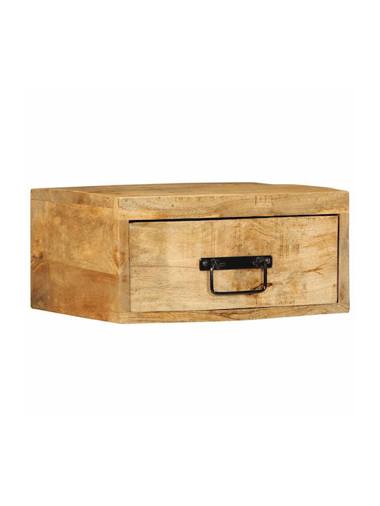 Bedside Tables Made of Solid Brown Wood 2 Pieces 40x30x19cm