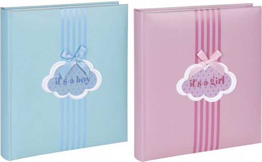 The Paper Box Album pentru copii It’s A Girl 40 Pagini Roz cu hârtie kraft 29x32buc