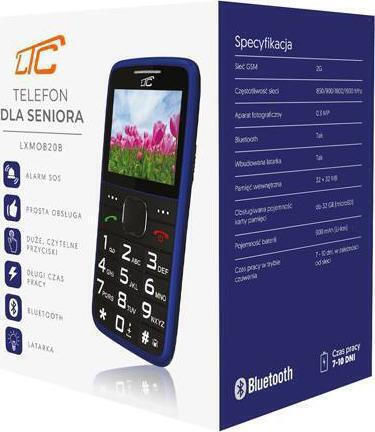 MaxCom MOB20 Single SIM Mobile with Large Buttons Blue