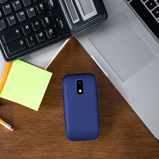 Lamtech Flip-X Dual-SIM (32MB/32MB) Handy mit Großen Tasten Blau
