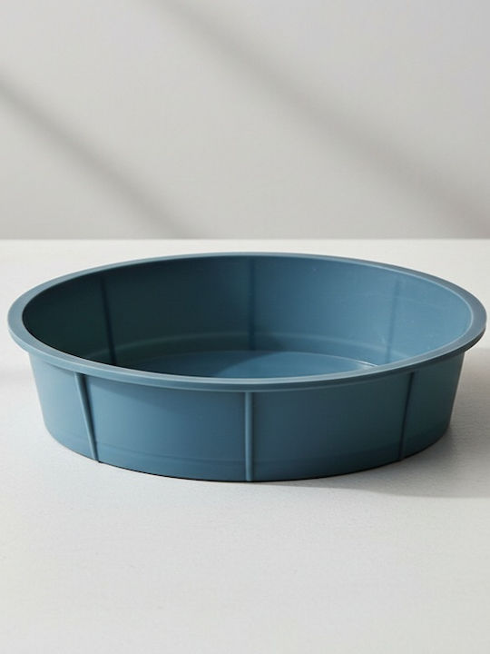Cucina Форма за сладкарство за кексове Кръгла от силикон 27x27бр Blue 1бр