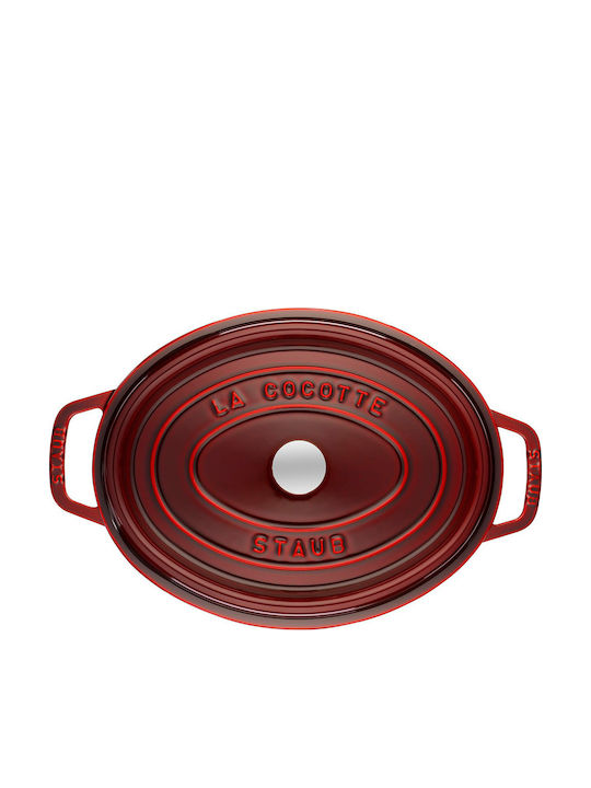 Staub La Cocotte Niederländischer Ofen Oval Gusseisen 29x29cm 4,2l