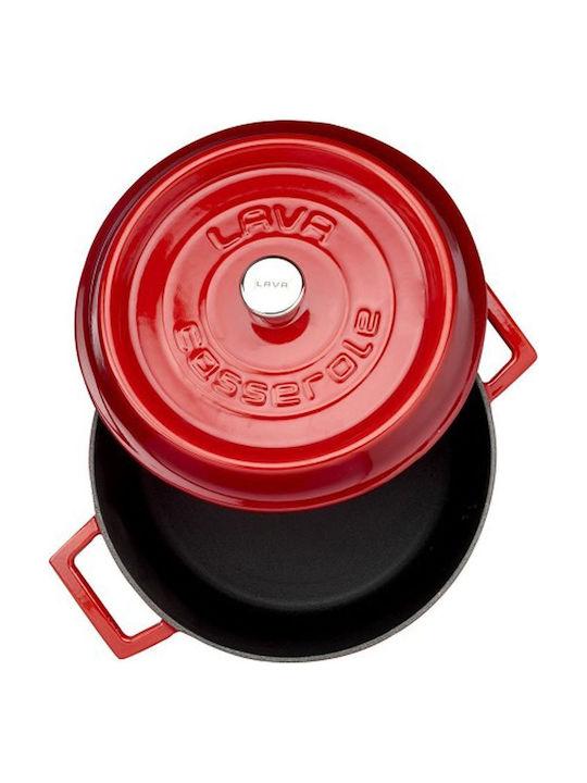 Lava Round Cast Iron Dutch Oven 24x24cm 5L