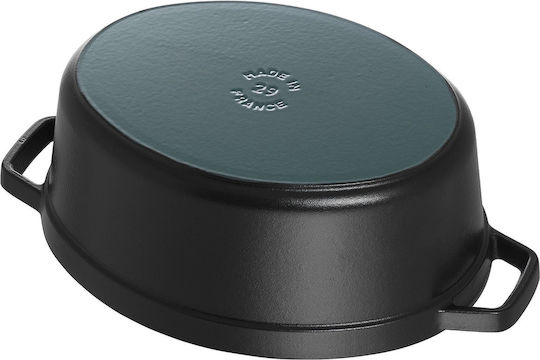 Staub Cocotte Cratiță Ovala Din Fontă 37x25cm 8lt