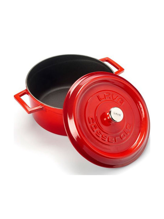 Lava Round Cast Iron Dutch Oven 24x24cm 5L