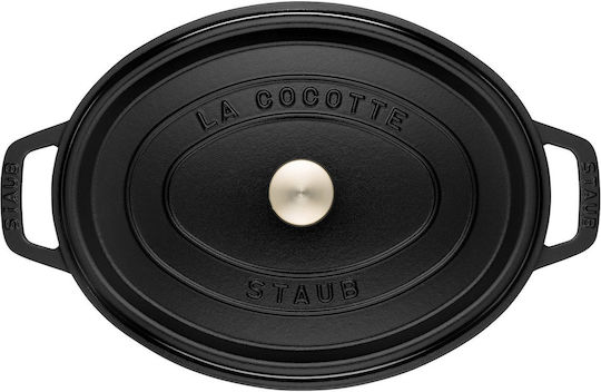 Staub Cocotte Cratiță Ovala Din Fontă 37x25cm 8lt
