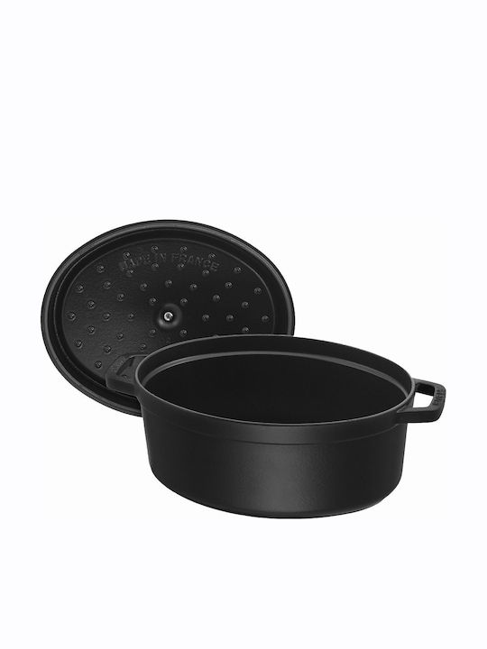 Staub Кокот Гастрономически Съд Овален Чугунен 37x25см 8л