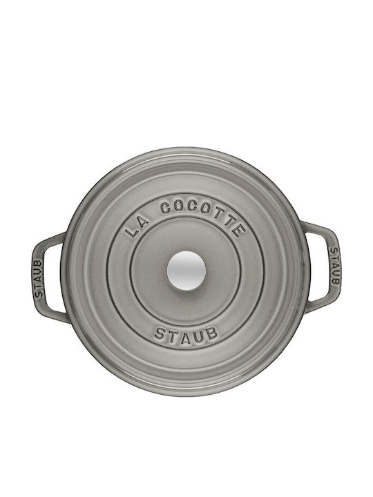 Staub Γάστρα Στρογγυλή Μαντεμένια 28.7x27.1cm 2.6lt
