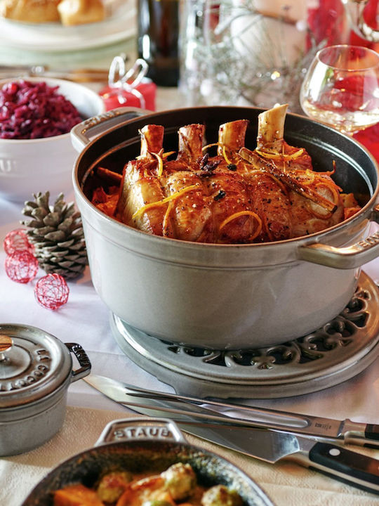 Staub La Cocotte Γάστρα Στρογγυλή Μαντεμένια 12.6cm 12.6lt