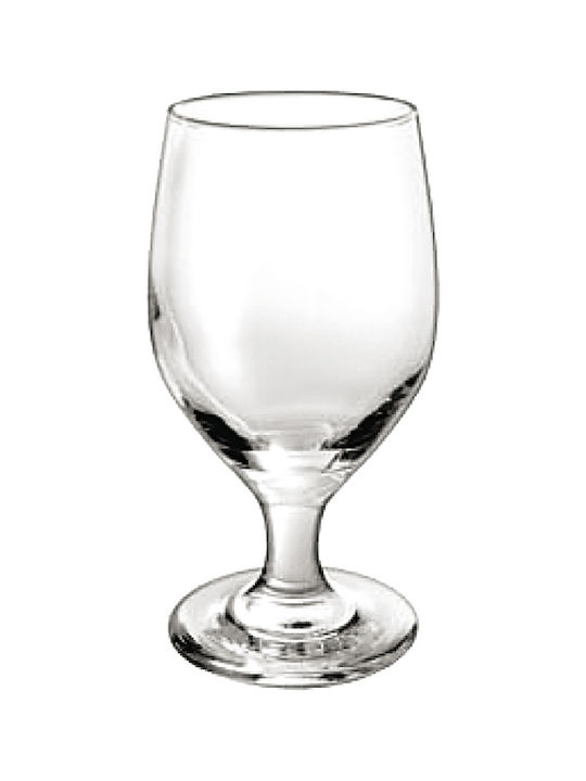 Borgonovo Set of Glasses Water made of Glass Stemmed 6pcs