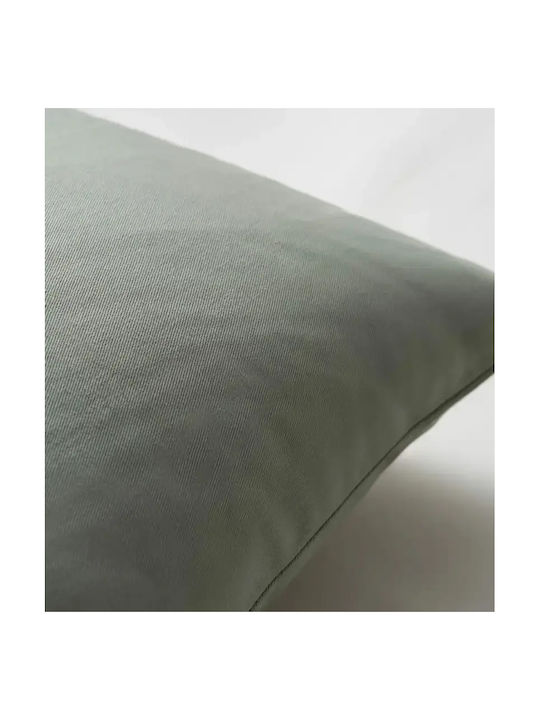 Gofis Home Decorative Pillow Case Gofis 100% Cotton Smoke Green 43x43cm