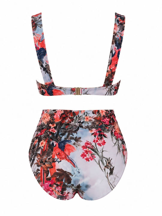 Bikini Set High Waist Floral