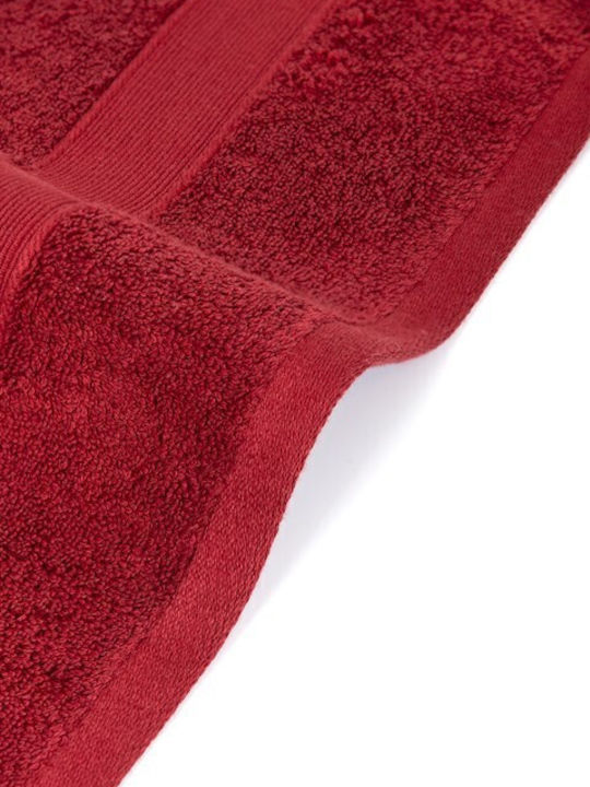 Viokarpet Naf Naf Bonjour Хавлиени Кърпи Тъмночервени 50x100