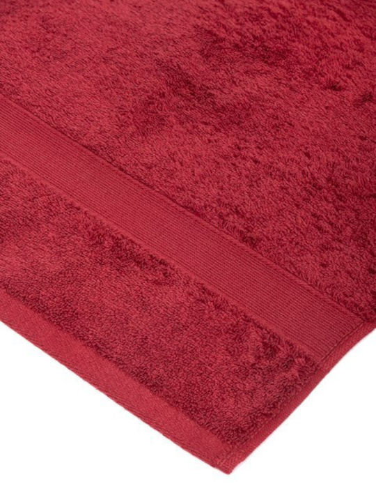 Viokarpet Naf Naf Bonjour Хавлиени Кърпи Тъмночервени 50x100