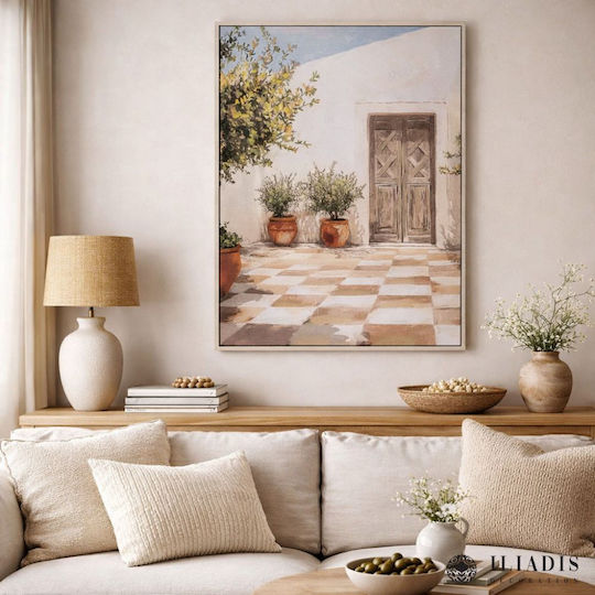 Iliadis Greek Island Πίνακας σε Καμβά 60x90cm