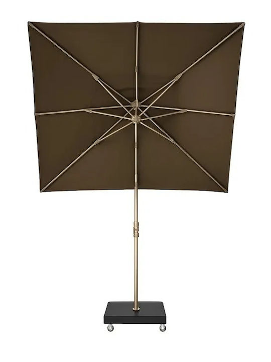 Umbrelă Suspendată Din Aluminiu Bej 2.6x3.5m