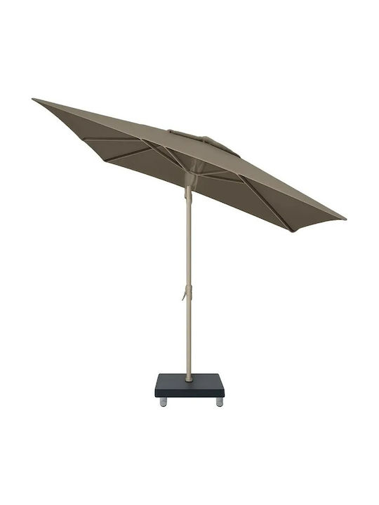 Umbrelă Suspendată Din Aluminiu Bej 2.6x3.5m
