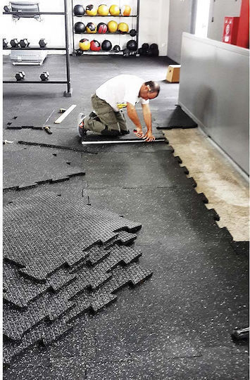 Beka Rubber Befit Zero Gym Equipment Flooring Black 100x50x2cm 1 Piece