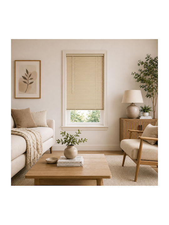 MRShome Aluminum Shading Blind In Beige Colour W80xH140cm