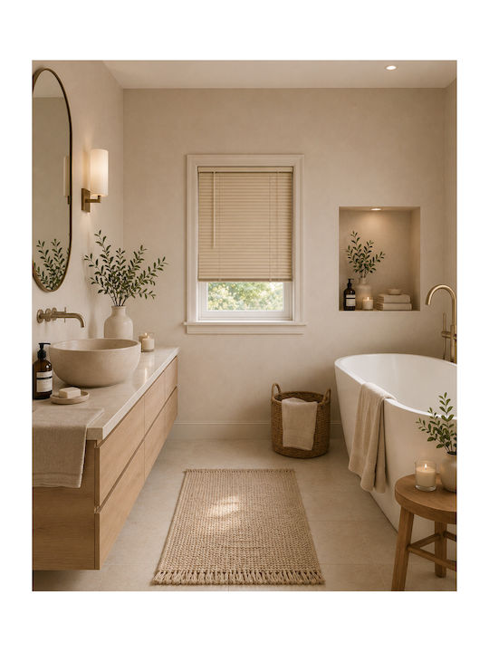 MRShome Aluminum Shading Blind In Beige Colour W140xH140cm