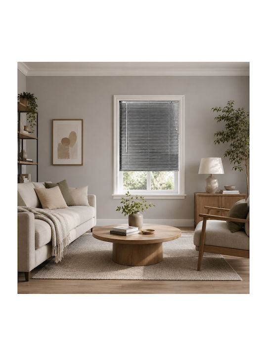 MRShome Jalousien & Rollläden Aluminium in Grau Farbe P100xHöhe140cm