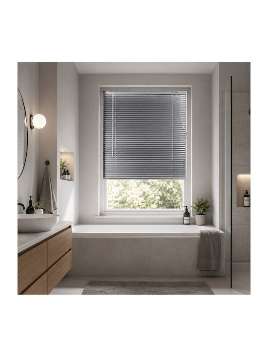 MRShome Jalousien & Rollläden Aluminium in Grau Farbe P80xH140cm
