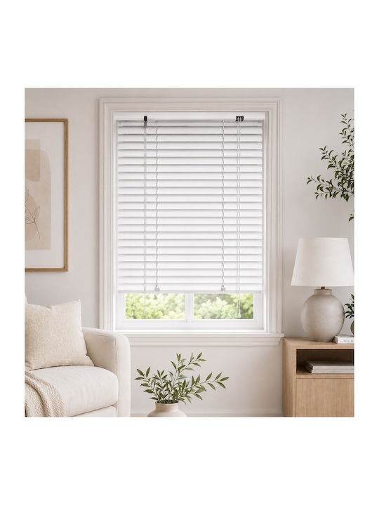 MRShome Jalousie aus Aluminium in Weiß Farbe P80xH140cm