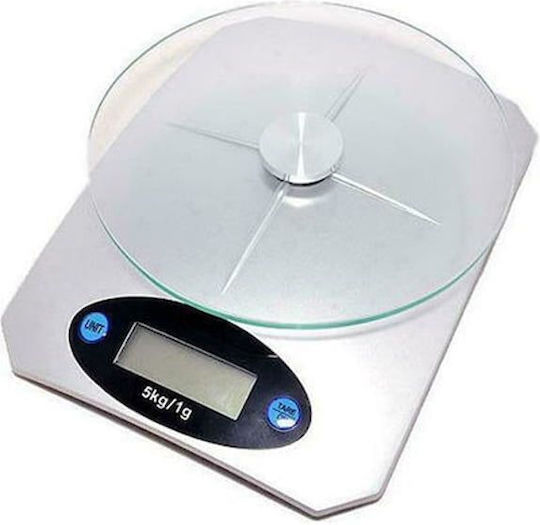 Imperial Digitale Küchenwaage bis 5kg Silber