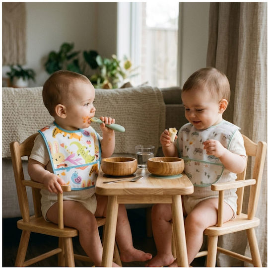 abo Wasserdichtes Baby Lätzchen Stoff mit Tasche Cars