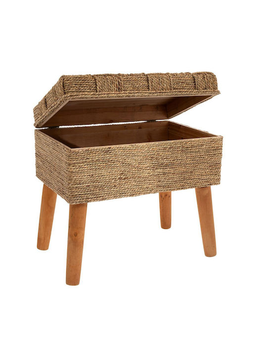 Stool For Living Room Wooden Coffee 50.5x33x47cm