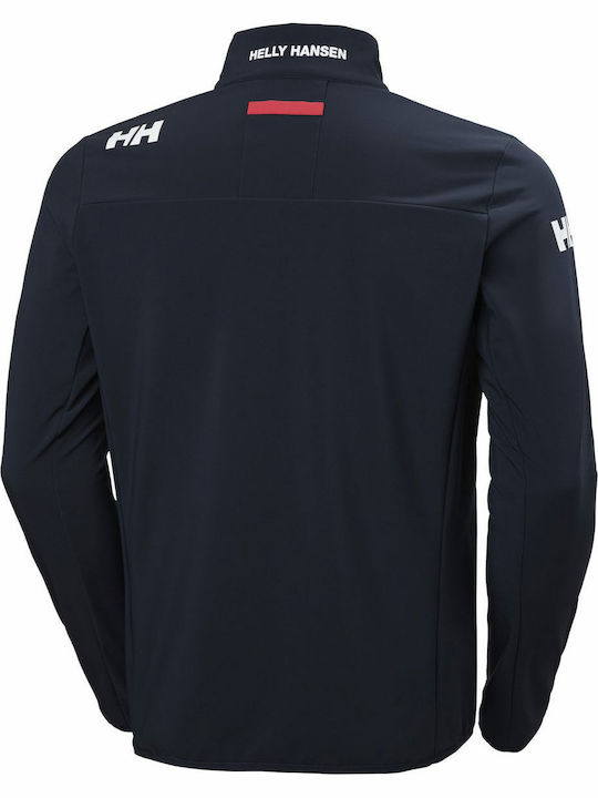 Winter Jacket Softshell Waterproof and Windproof Navy Blue