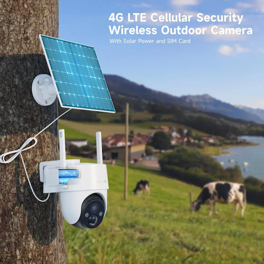 Arenti IP Κάμερα Παρακολούθησης 4G Full HD+ 3MP Αδιάβροχη Μπαταρίας με Αμφίδρομη Επικοινωνία