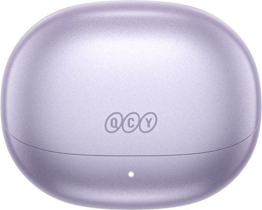 QCY MeloBuds N20 Bluetooth Handsfree Earphones with Sweat Resistance and Charging Case Purple