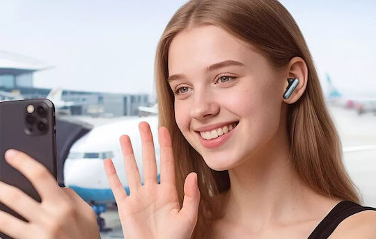 Earfun Air Pro 4i In-ear Bluetooth Handsfree Ακουστικά με Θήκη Φόρτισης Λευκά