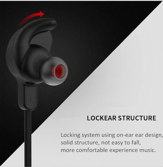 Remax RS-S5 In ear Bluetooth хендсфри Слушалки с Устойчивост на Пот Черен