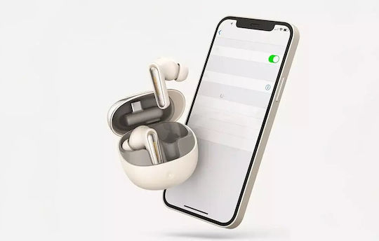 Onikuma TX610 In ear Bluetooth хендсфри Слушалки с Устойчивост на Пот и Кутийка за Зареждане Бежов