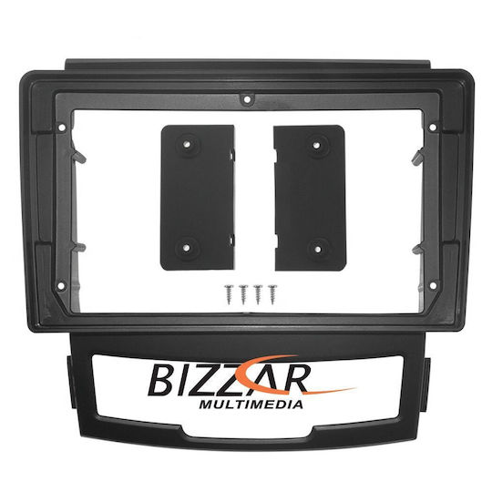 Clarion Auto-Audiosystem für Ssangyong Korando 2010-2014 (Bluetooth/USB/AUX/WiFi/GPS/Apple-Carplay/Android-Auto) mit Touchscreen 9"