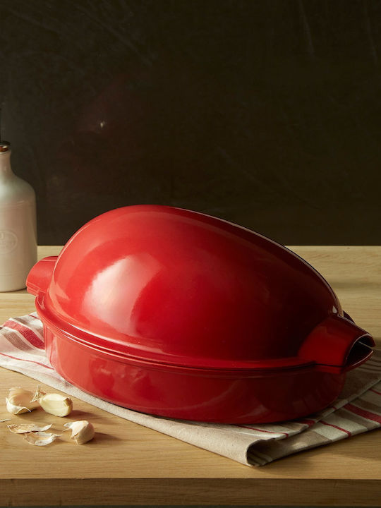 Emile Henry Oval Ceramic Dutch Oven 41.5x27.5cm 4lt