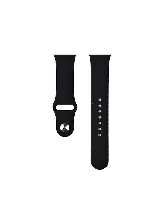 Devia Deluxe Sport Curea Silicon cu Pin Negru (Apple Watch 38/40/41/42mm)