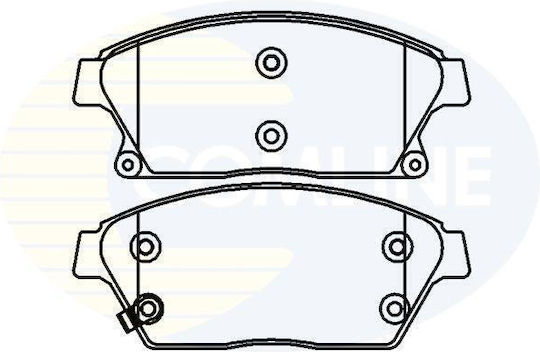 Τακακια Εμπροσθια Opel Ampera 11-15 Astra J 09-15 Mokka 12 Zafira 11/chevrolet Cruze 9-10 Orlando 10 Trax 12 Volt 11/cadillac 13 Cbp32037-10267