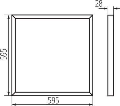 Kanlux Εξωτερικό LED Panel 40W