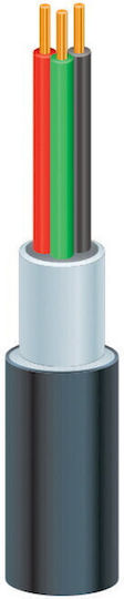 Geyer Power Cord Type NYY with Cable Properties 5x2.5mm² in Black Colour 1m