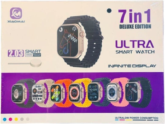 HL-06328 49mm Smartwatch με Παλμογράφο (Πολύχρωμο)