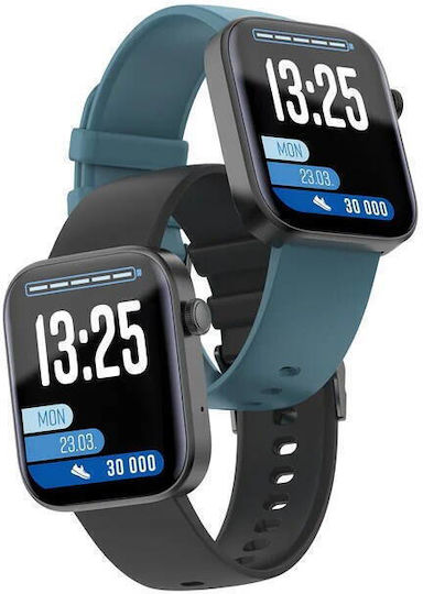 Lamax BCool2 Plus 46mm Smartwatch με Παλμογράφο (Μαύρο)