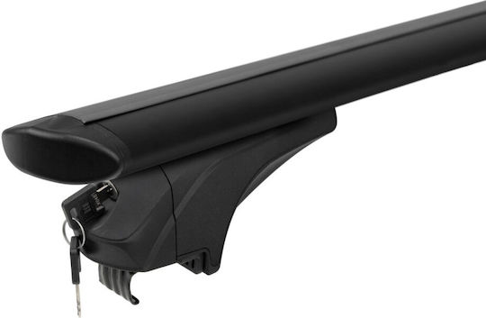Menabo Aluminum Bars Sonic Black XL 130 Cm Black Color Genesis GV70 5 Doors 2020 Flush Rails 2 Pieces 14690/mb Mp.14690/mb-41