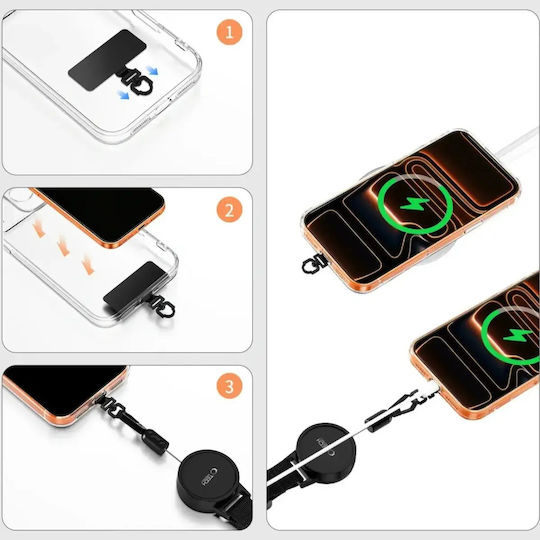 Иман за Сигурност за Телефон Tech-protect Urbanloop Против Кражба Черен