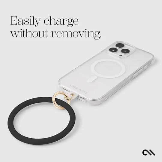 Case-mate Phone Bangle Keychain Wrist Strap Smartphone Black Cm056204-05