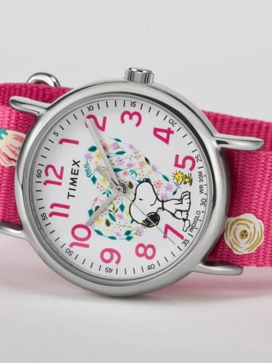 Timex Детски Часовник 34мм Фуксия